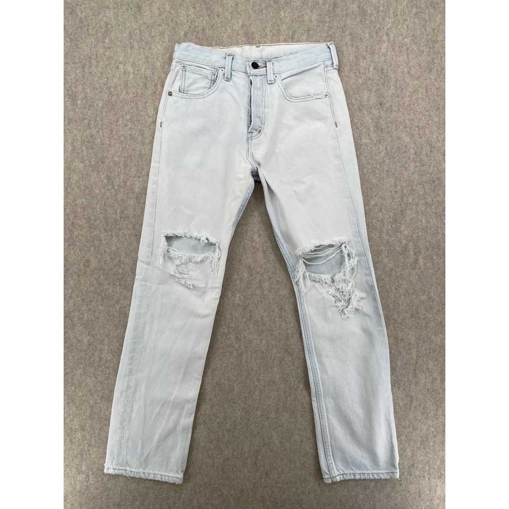 BDG Libby Straight Leg Jeans Light Wash Blue Denim 28x30 Cotton